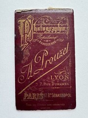 orig. CDV photography photograph vintage album print 1890 A. Prouzet Paris