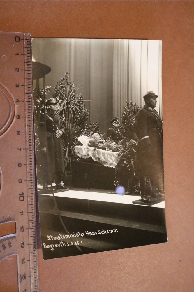 Old Photo Layout – Minister of State Schemm – Bayreuth 1935