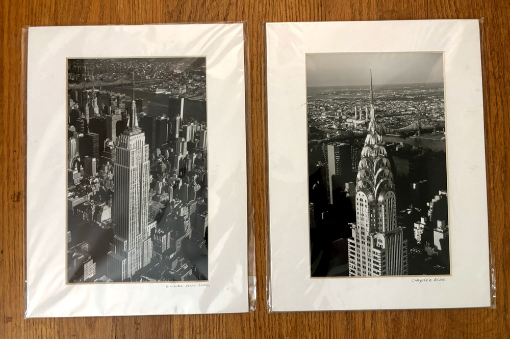 Alan Schein Memories New York Photo Lot NYC Chrysler and Empire State Buildings