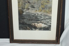 Vintage Framed Bear Creek Cañon Park Colorado Photo Louis McClure 15.5″x12″