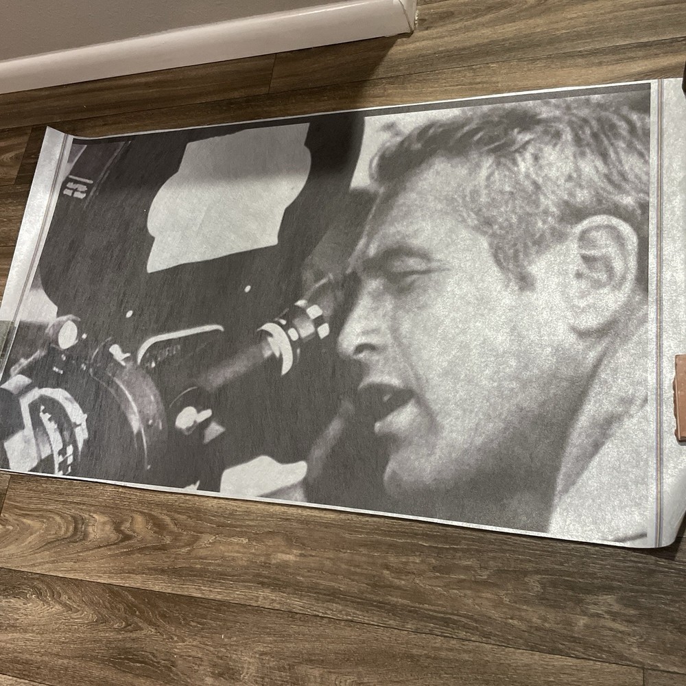 Vintage Paul Newman Movie Photo Original 1971 Studio Proof Hollywood Print Large