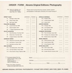 1972 PHOTOGRAPHERS Peter Pollack signed ELISOFON Newman HALSMAN Heyman LECHNER