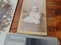 Mixed lot antique photos approx. 1885 to 1910 portrait photo studios Sebnitz Schandau