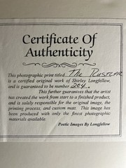 Signed with COA Shirley Longfellow “The Rustler” Cowboy Hat Photographic Print
