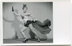 D7699 Photo 1950s Semi Nude Dancer Pretty Woman Lingerie Legs