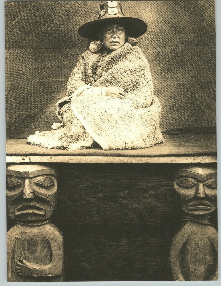 c 1900 1972 Edward Curtis American Indian Nakoaktok Chief’s Daugher Photo 16X20