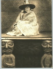 c 1900 1972 Edward Curtis American Indian Nakoaktok Chief’s Daugher Photo 16X20