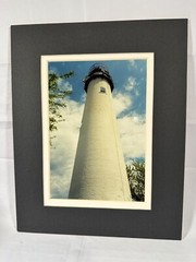 Fenwick Island Print Nautical Decor Lighthouse Photo 10×8 Matted