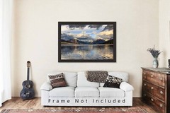 Lake McDonald Photography Print: Montana Glacier National Park Landscape Photo