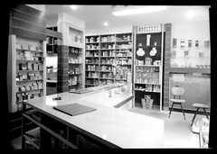 Indoor Pharmacy Boutique – Old Negative Photo On. 1960