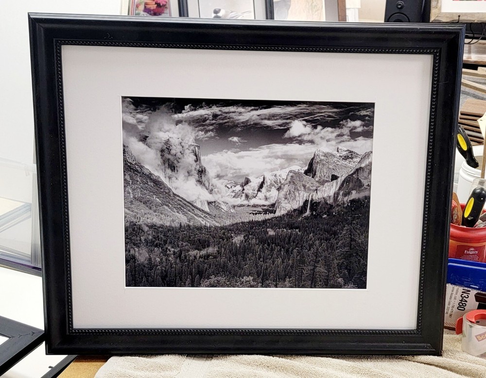 Yosemite National Park Photograph in a Beautiful black modern frame