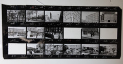 Photo Print Large Contact Sheet 1980 Various Views Normandy