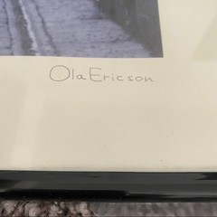 Ola Ericson Signed Photo Print Scandinavian Art Alley in Gama Stan Stockholm