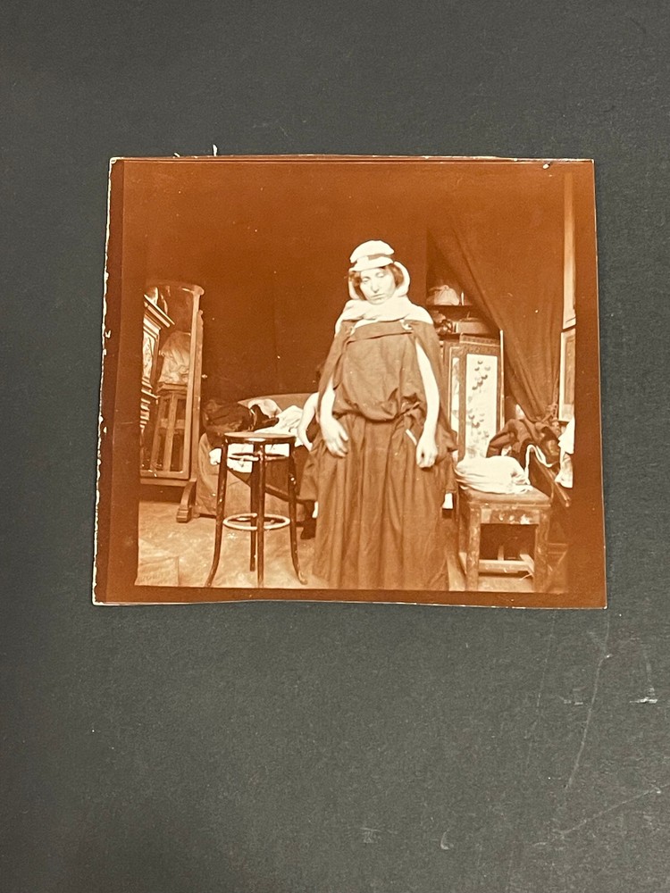Unique Orientalist Photography XIX Century Delbet Portrait Woman Orientalism