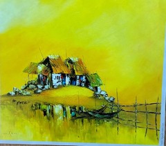 Son Minh Nguyen Sunlit Homeland 33x29cm born 1971 VUFA Print