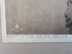 Lehnert and Landrock Antique Photo «The Water Seller» w/ Matt