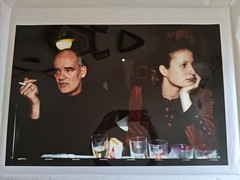 Nan Goldin (1953- ) – Michael Raberg & Geno in Paris Bar – signed Chibachrome