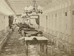 USA Interior D’Un Steamer on The Mississippi c1865 Photo Stereo Vintage