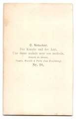 Photograph Dresden, painting: The Boy and the Doctor after C, Netscher