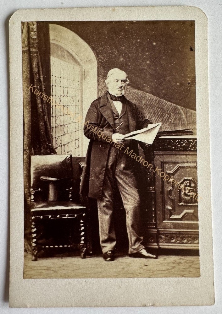 orig. CDV Photo Tirage Circa 1860 London Camille Silvy Charles Wykeham-Martin