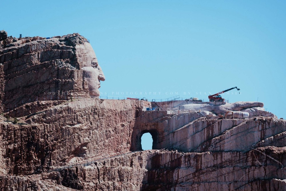Crazy Horse Photography Print: South Dakota Black Hills Lakota Sioux Photo
