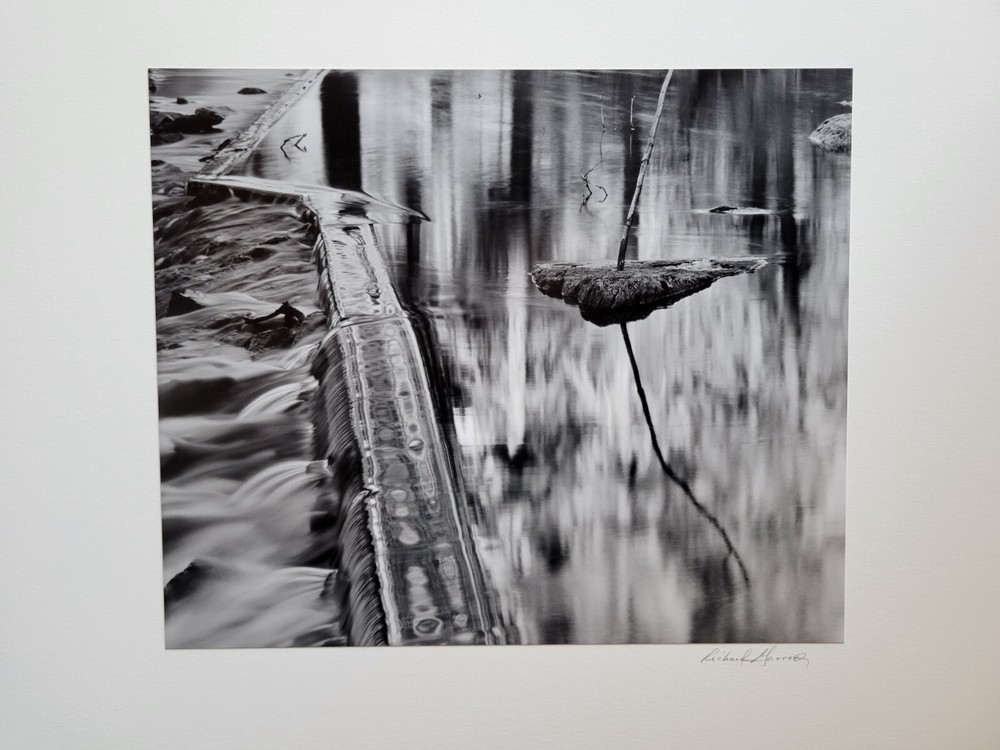 Richard Garrod, black and white photography, Irrigation Dam,