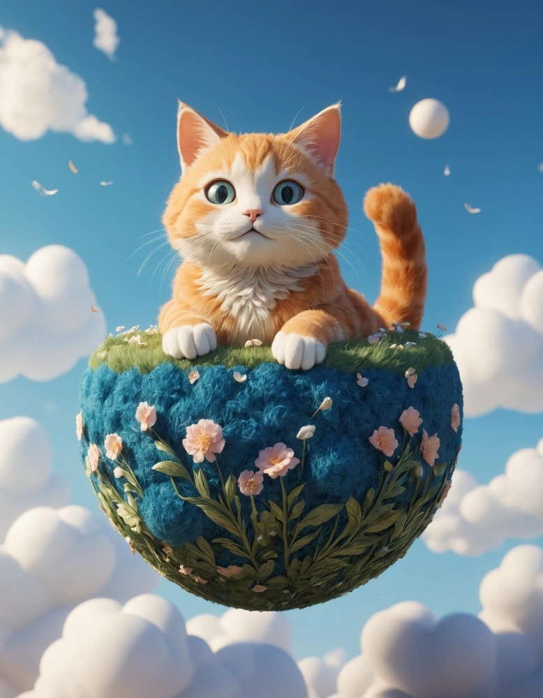 Kitten Poster Cute Cat Modern Wallpaper Picture Background Image JPEG