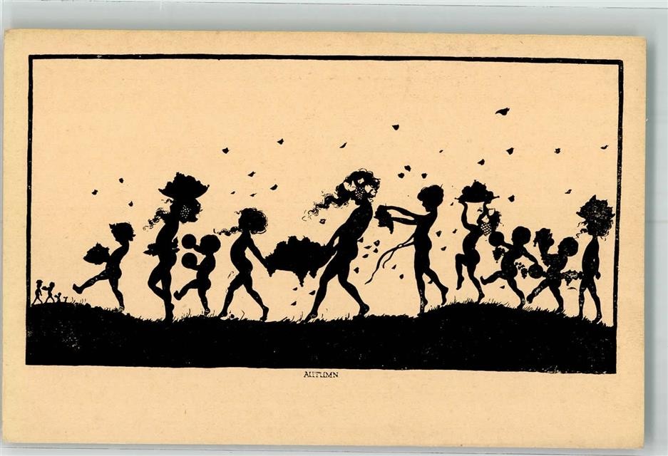 39736236 – Russel Silhouettes The Seasons Autumn Fall Silhouette