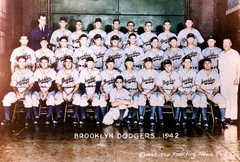 1942 Brooklyn Dodgers-team- 8×10 Colorized Print-FREE SHIPPING