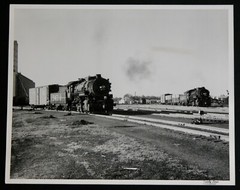 547 Locomotive Chicago & Illinois 8×10 Photograph Vtg 50s C&IM Railway Railroad
