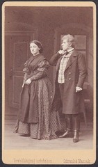 Joseph Lewinsky Charlotte Wolter Theater Vienna Portrait CDV Photo 1870