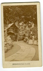 Very Early Small CDV Photo Bad Pyrmont, Helenen Source 1877