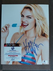 KATE UPTON Playboy & SI Model Hand Signed 8.5 X11 Autograph GA COA