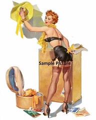 Sexy Body Pinup Girl With Fashion – Photo Semi Glossy (Print)