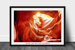 Antelope Canyon Arizona Sunlight Southwestern Slot Canyon Photography Print