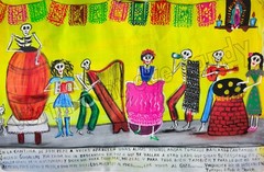 Frida Kahlo Mexican Day of the Dead Party Instant DOWNLOAD Dias de los Muertos