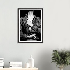 Jean Jacket B&W art photograph