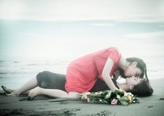 YURI Photo Book «Freesia» Girls Love Art lesbian Japan Used