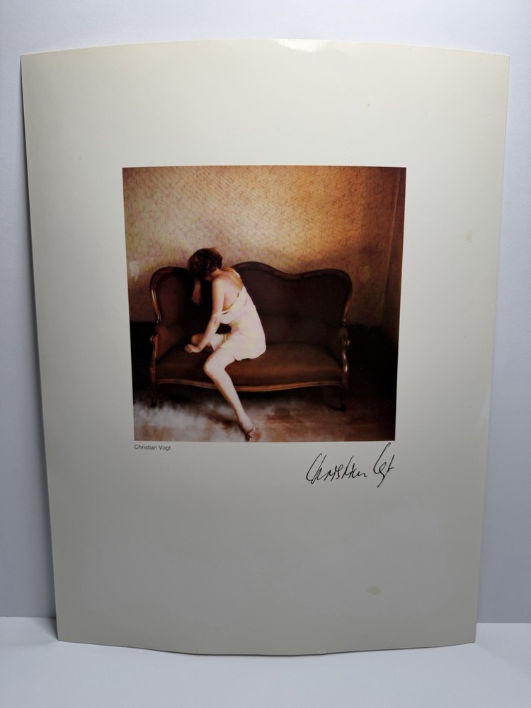Christian Vogt Signed Photograph – Red Series Image- 17×13 C-Print