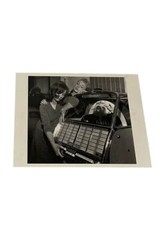 Vintage Daniel Frasnay Photo Postcard Jukebox With Two Women