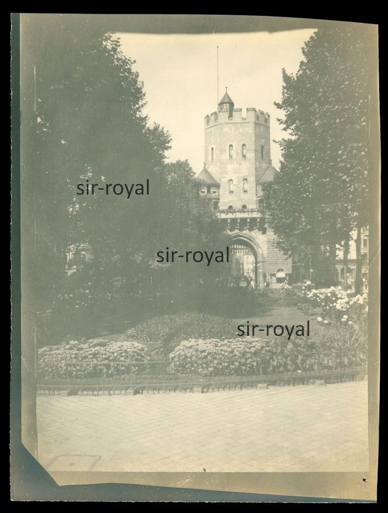 Cologne around 1910-Severinstorburg am Chlodwigplatz-Photo 9x12cm