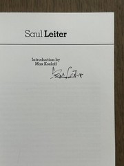 🎈SIGNED! Saul Leiter – Photofile / photo Poche, 2011, Super RARE!
