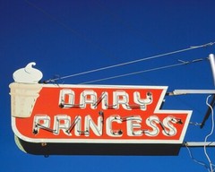 8×10 Vintage photo of Dairy Princess ice cream sign, Seymour, Missouri.