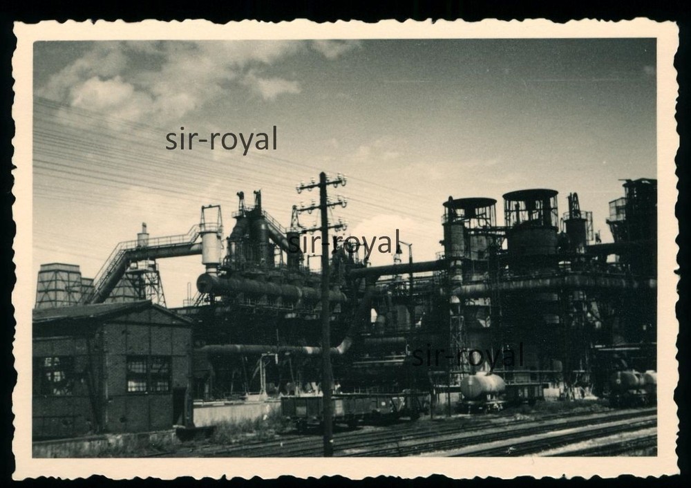 Gutehoffigungshütte Oberhausen 1950s – Industrial Engineering Mining – Photo 10x7cm