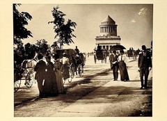 Riverside Drive NYC c. 1900 Fotofolio Art Print Card Photo By Robert L. Bracklow