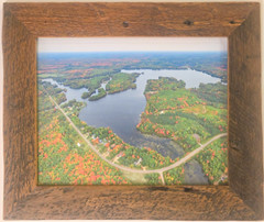 Soo Lake, Lac Sault Dore, Price Co, Phillips, Wisc. Aerial Photo. Frame Optional