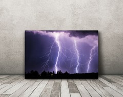 Lightning photography wall art photo thunderstorm picture nature wall hanging