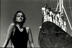 1987 Helmut Newton Wet Princess Gloria von Thurn Portrait Art Photo Gravure
