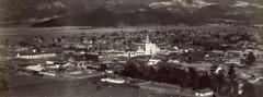 Larger size C. B. WAITE photo, MEXICO, Amecameca and Iztaccihuatl, Vintage fine