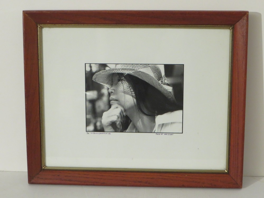 Photography, Black & White, of A Young Woman, Signed, Numbered & Framed